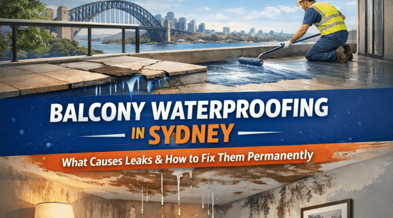 Balcony Waterproofing in Sydney: What Causes Leaks & How to Fix Them Permanently