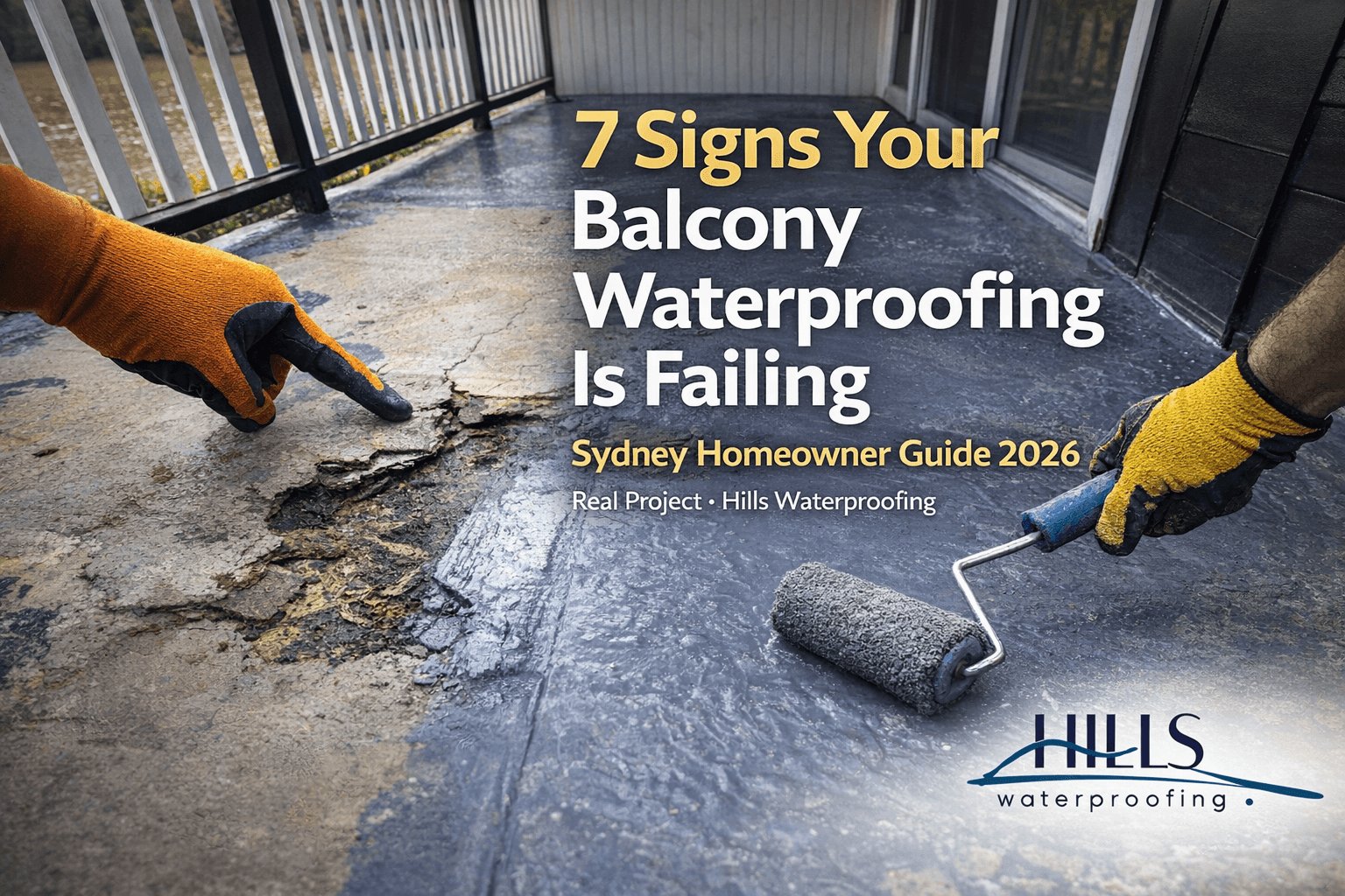 7 Signs Your Balcony Waterproofing Is Failing | Sydney Homeowner Guide 2026